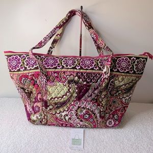 SOLD. Vera Bradley Miller Bag in Very Berry Paisley